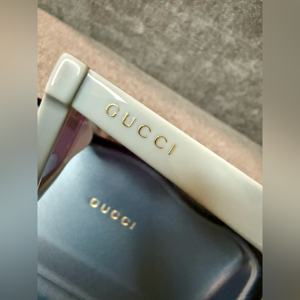 Gucci GG logo mirrored sunglasses - Picture 5 of 10
